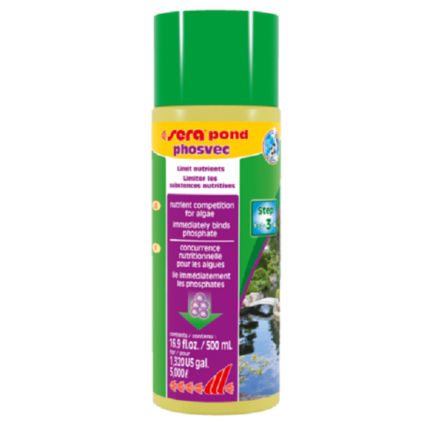SERA 106668 Pond Phosvec - Kerti tó algagátló adalék 500ml (600g)-0